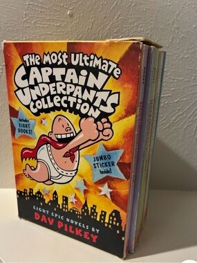 The Most Ultimate Captain Underpants Collection - lot of 8 books